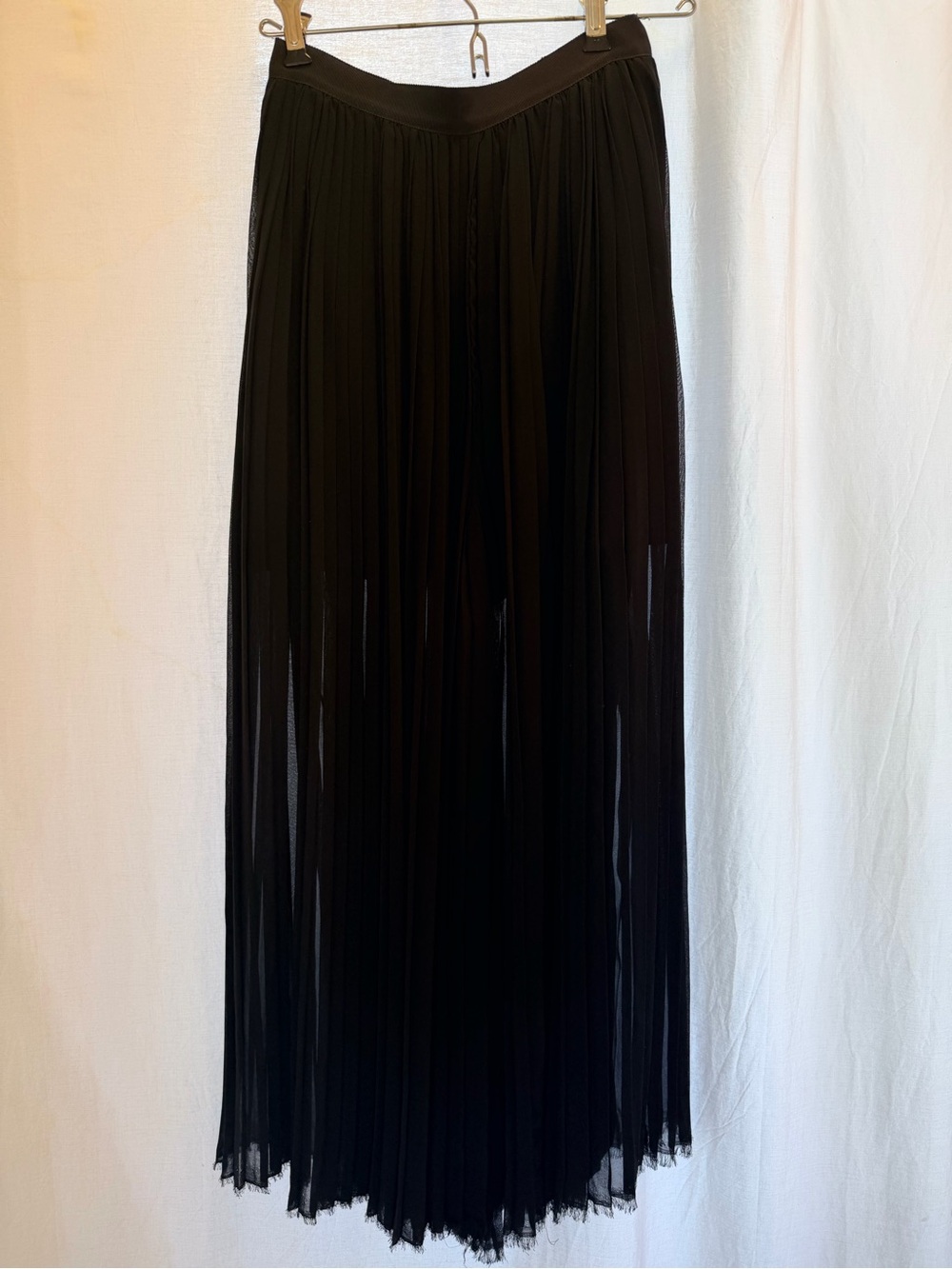 NICHOLAS Classic Pleated Maxi Palazzo Pant/Skirt - Black